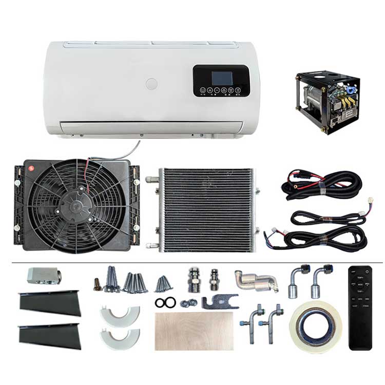 DEFU New Universal 24V/12V RV Bus Camper Van Car Truck Parking Electric Air Conditioner