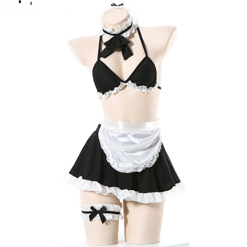 メイド制服服衣装コスプレ衣装アニメロールプレイ下着ランジェリースーツ