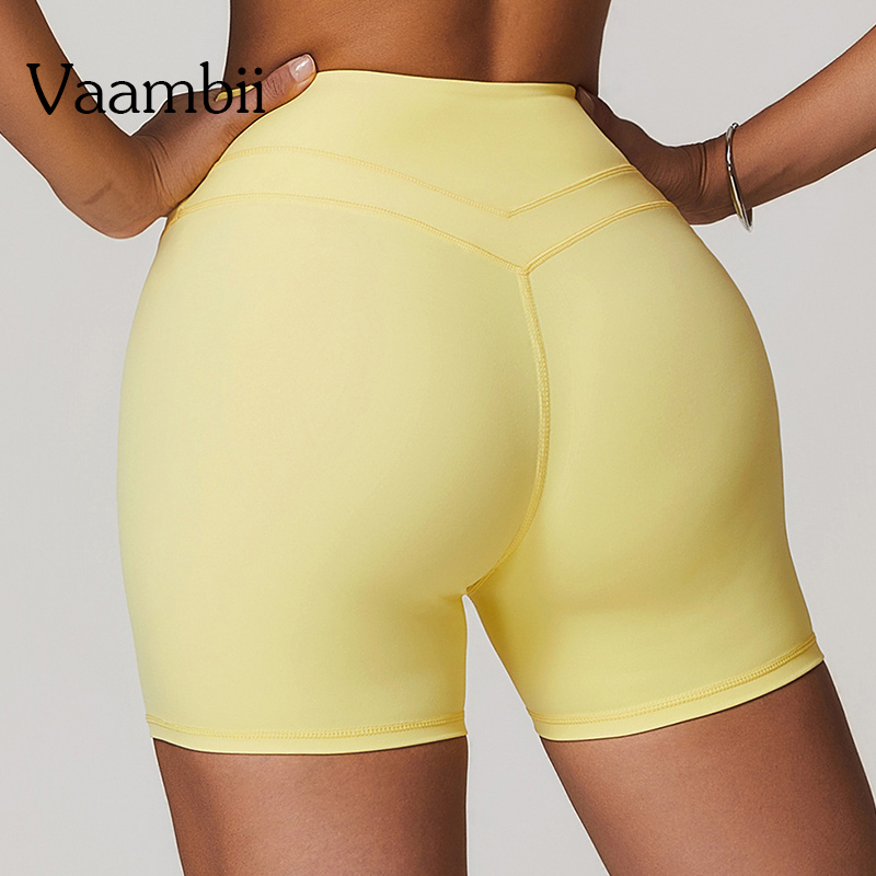 Gym Scrunch Bum Seam Seamless Fitness Tights Shorts Leggings High Ribbed Rise Cycling Women Yoga Workout Clothes