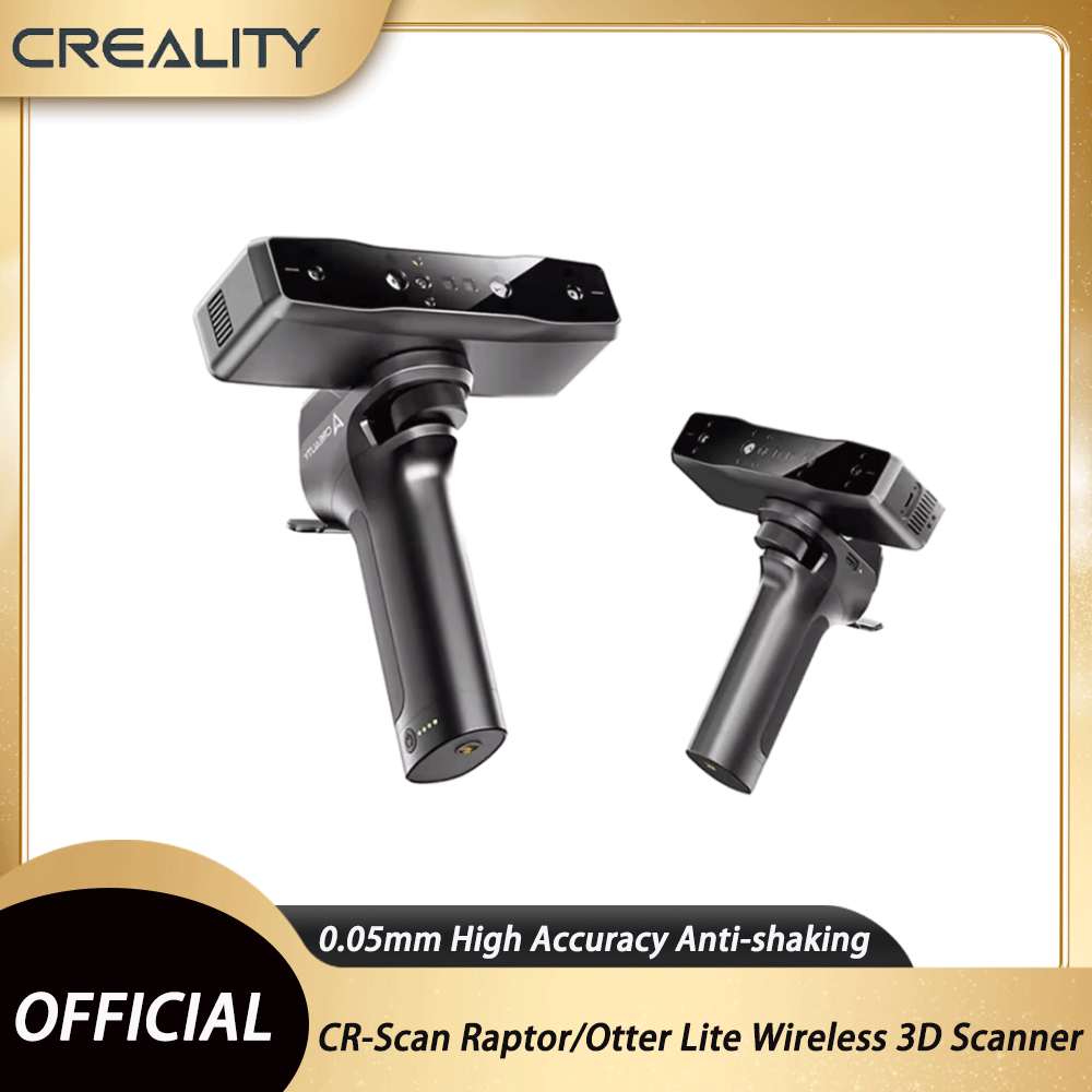Creality CR-Scan Raptor/Otter Lite ワイヤレス 3D スキャナー 0.05mm 高精度 手ブレ防止 フルカラー