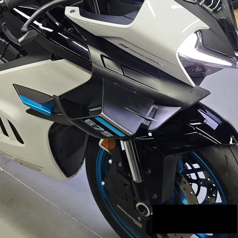 CFMOTO 675SR 675SR-R 新しいオートバイアクセサリーフェアリング固定翼 675SR-R 固定ウイングレット 675SR 675SR-R 2024-2025
