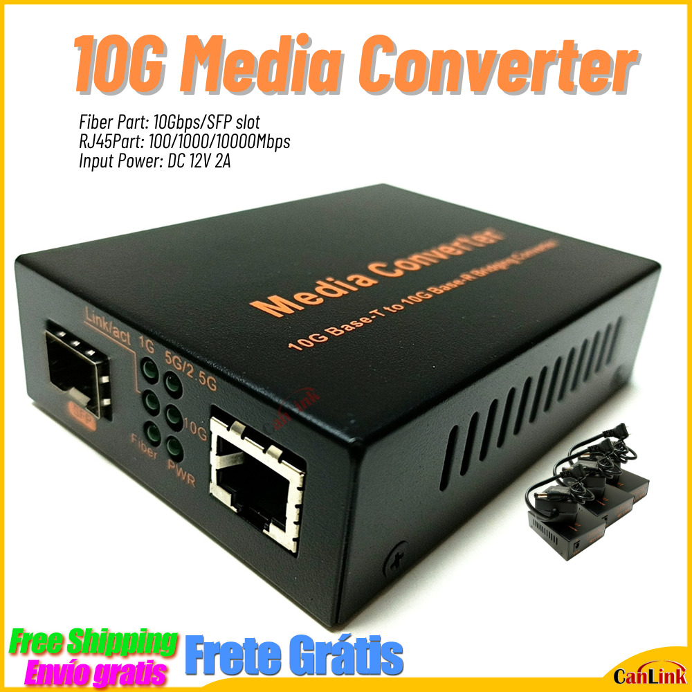 スイッチイーサネット 10G スイッチ SFP から SFP 10G メディアコンバータスイッチギガビット 10Gb スイッチ光ファイバー長距離