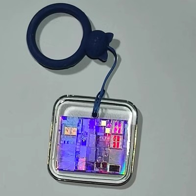 CPU ウェーハ キーホルダー プロセッサ メモリ チップ 接着剤 ドリップ デコレーション インテル amd シリコン ウェーハ