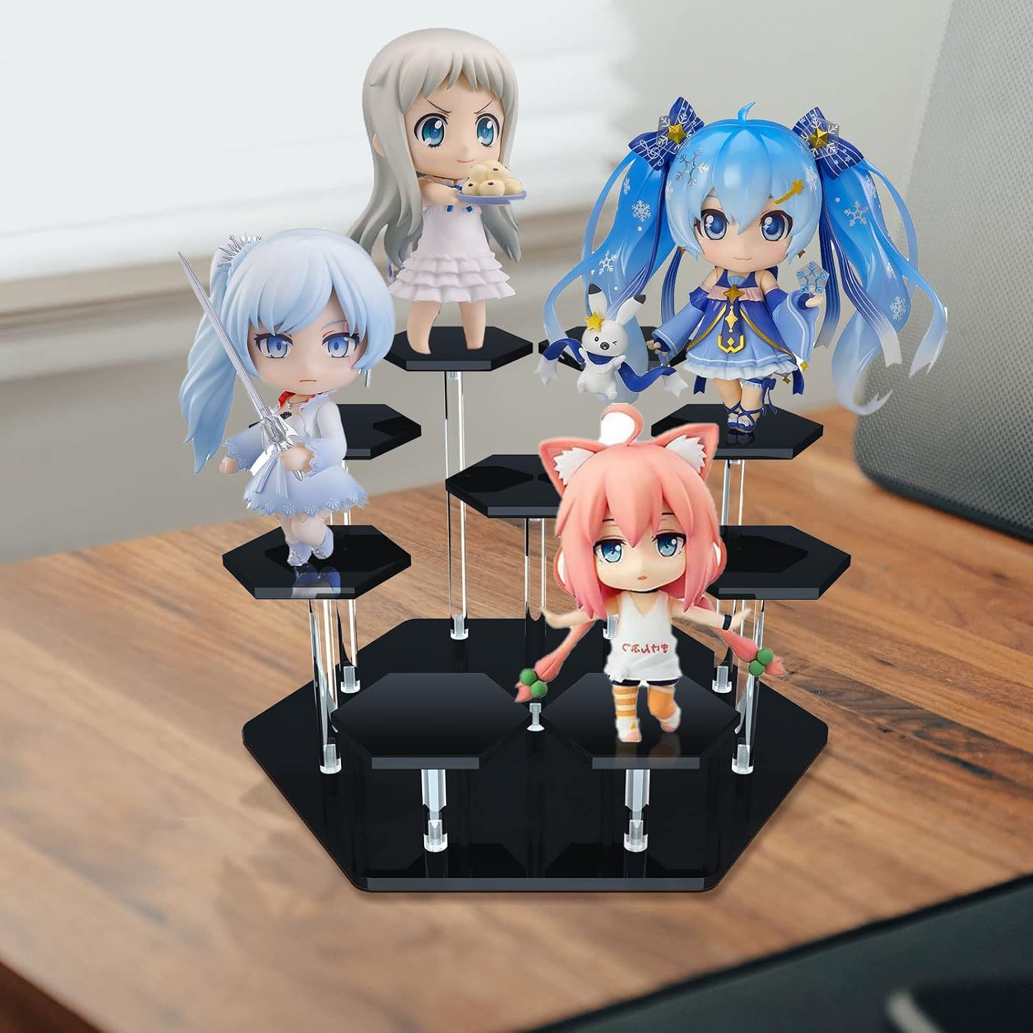 アクリルジュエリーディスプレイスタンド透明ラダースタンドケーキブラインドボックスフィギュアディスプレイスタンドジュエリーオーガナイザー