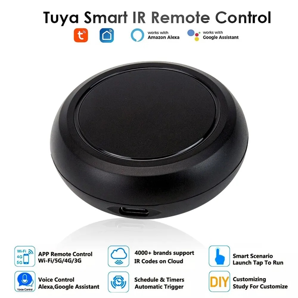 スマート Wifi IR ユニバーサルリモコン Tuya スマートライフアプリ赤外線リモコン Alexa Google ホーム TV 家電