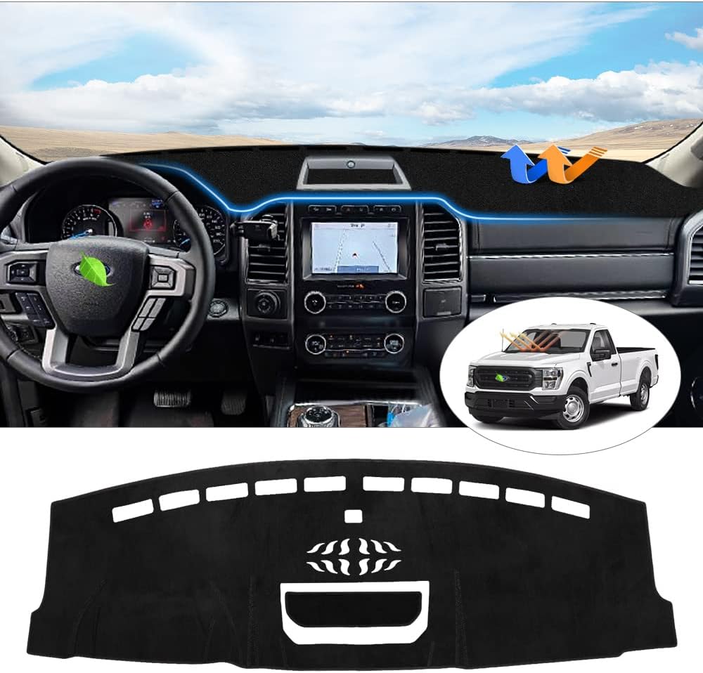 ダッシュボードカバー フォード F-150 2021 2022 2023 2024 2025 2026 ダッシュカバーマット滑り止めシリコンバック