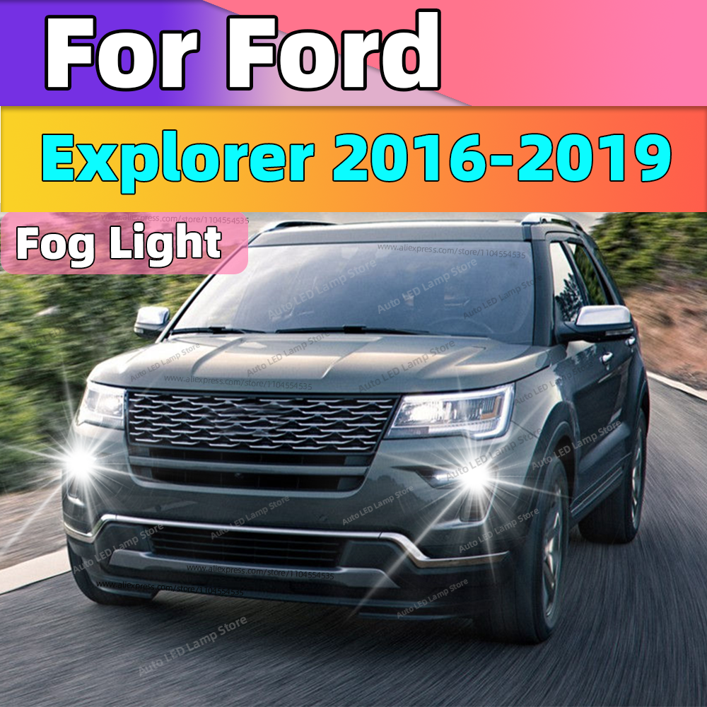 2 個の車のフロントフォグライト 20000LM 超高輝度 LED 電球 H10 9145 プラグアンドプレイフォードエクスプローラー 2016 2017 2018 2019