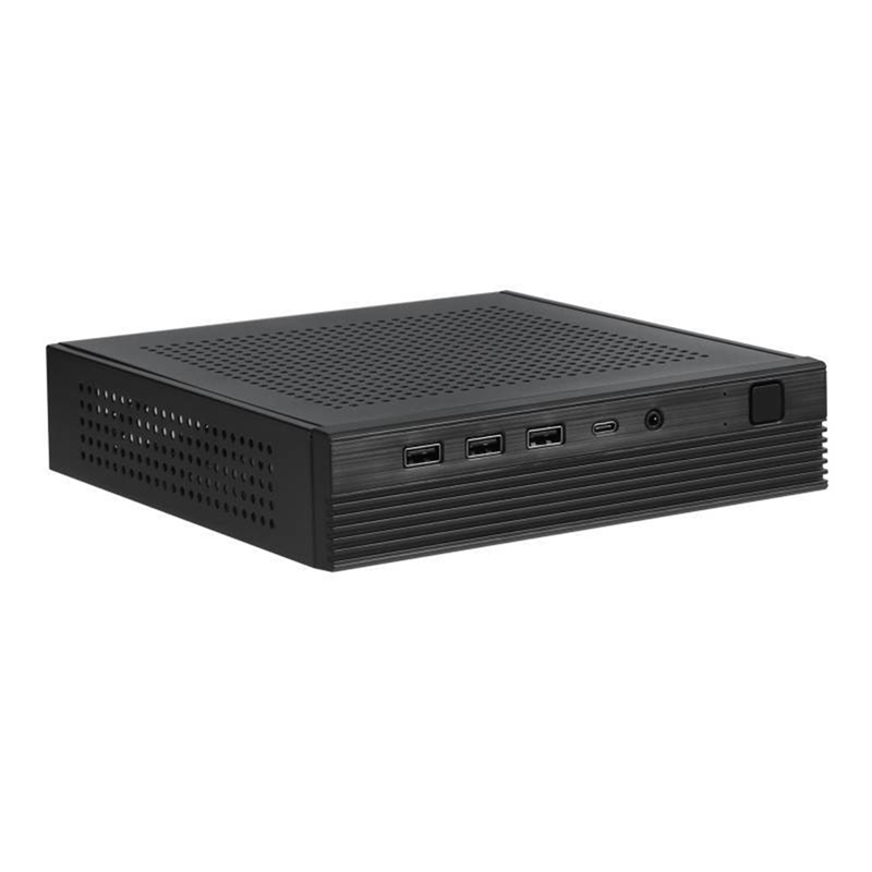 RGEEK TX06 デスクトップ Mini ITX ケースミニゲームコンピュータシャーシ HTPC ケーススタンド MINI-ITX 超薄型マザーボード