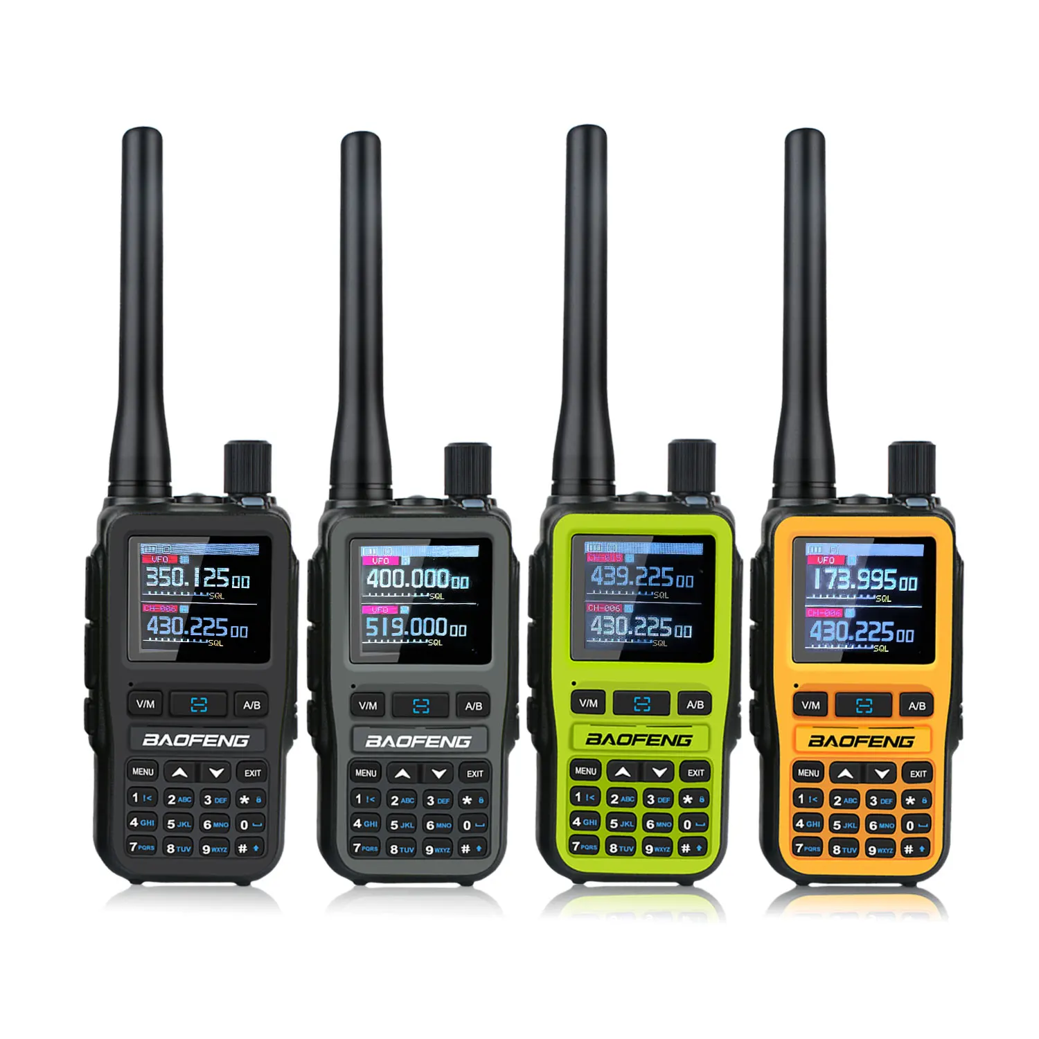 2 ピース/パック BAOFENG UV-5R ミニエアバンド受信 VHF UHF デュアルバンド送信