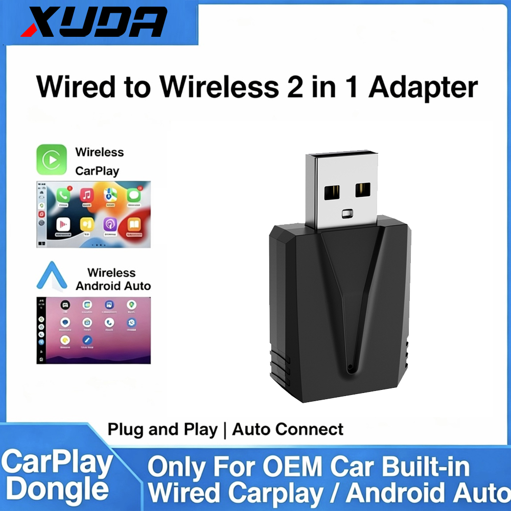 新しいワイヤレス CarPlay Android 自動アダプタ USB ドングルスマートミニボックスプラグアンドプレイユニバーサル VW トヨタ日産ホンダフォードベンツ