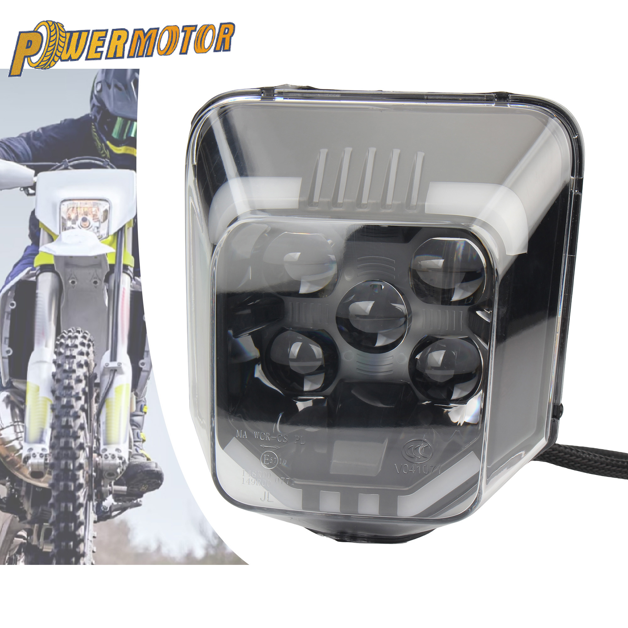 新しいオートバイヘッドライト LED 芯ハスクバーナ TE FC FE TC 125 300i 250 300 450 701 エンデューロダートバイクモトクロスアクセサリー
