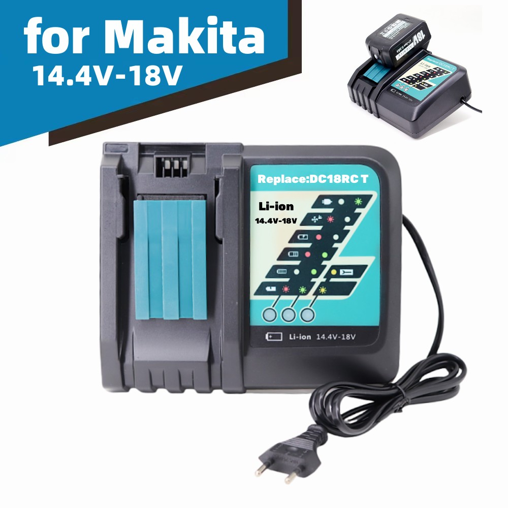 DC18RC 急速バッテリー充電器 マキタ 14.4V-18V リチウムイオンバッテリー BL1415 BL1430 BL1815 BL1830B BL1850B BL1860B と互換性あり