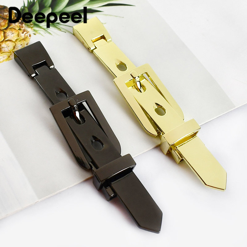 2/4 個 Deepeel ハンドバッグハードウェアアクセサリー金属バッグベルトピンバックル DIY 縫製バッグの装飾衣類調整レザークラフト