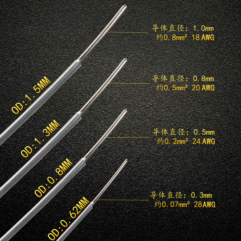0.62/0.8/1/1.3/1.5/2.5 ミリメートル XS-DIY01 高純度純銀 DIY ハイファイオーディオケーブル信号バルクケーブル散乱線