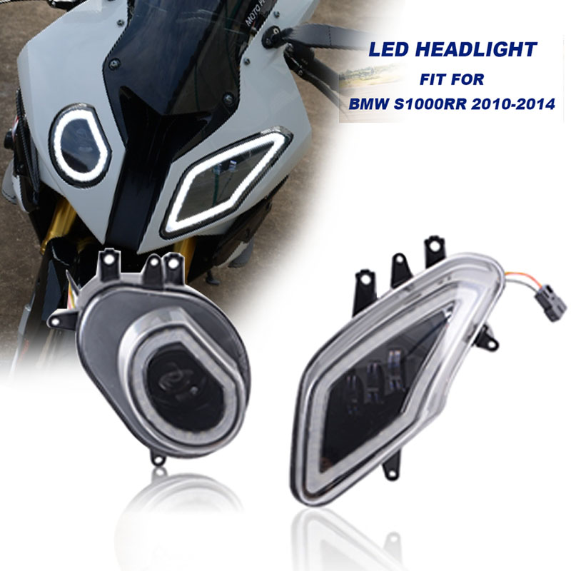 オートバイ LED ヘッドライトランプヘッドライト BMW S1000RR 2010-2014