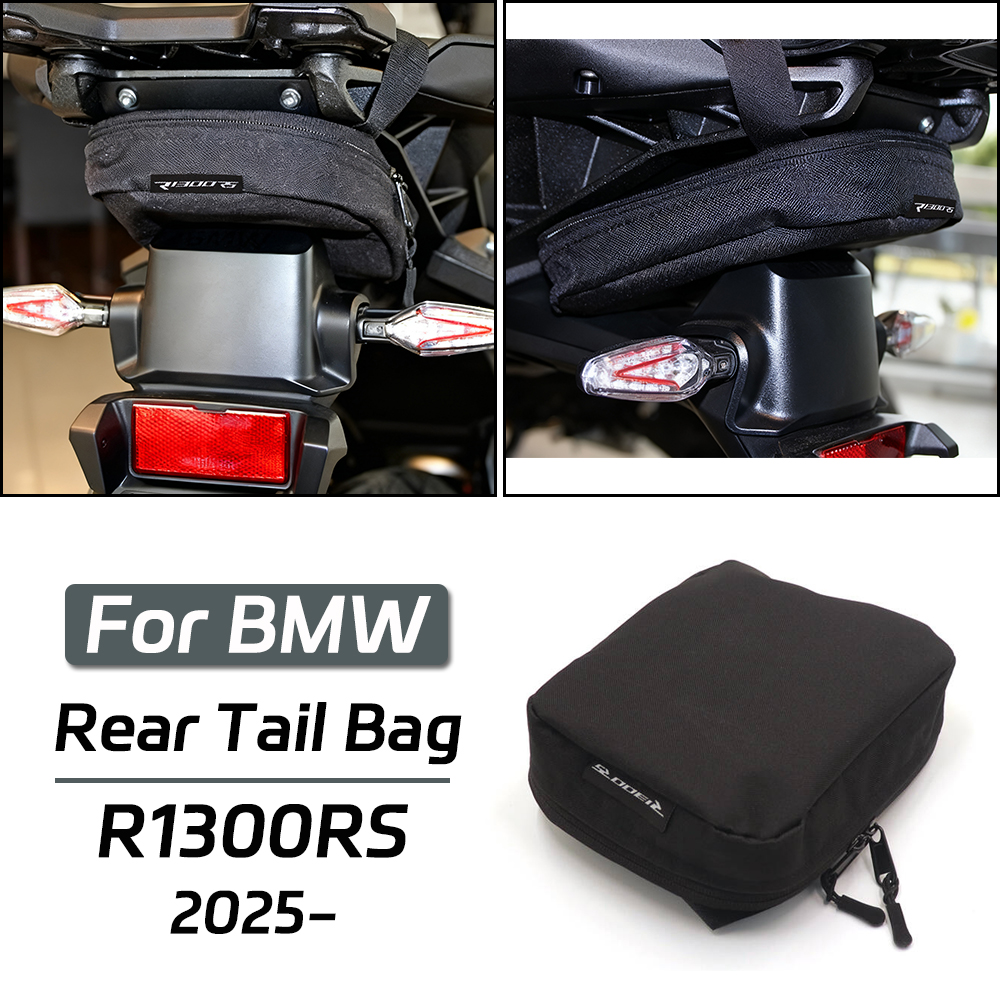 2025-BMW R1300RS R1300 RS オートバイリアフレームバッグリアテールバッグ携帯電話ツールバッグ R 1300RS 防水電話ツールバッグ