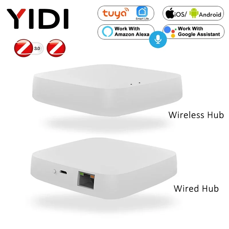 Tuya スマート Zigbee ゲートウェイ ハブ Wifi スマート ホーム ブリッジ スマート ライフ ワイヤレス リモート ボイス コントローラー Alexa Google Home と連携