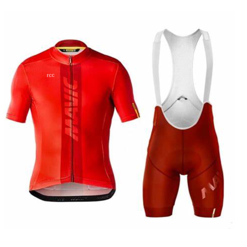 RCC MAVIC サイクリング服 Mtb 男性衣類機器男プロフェッショナルシャツショーツ男性ジャンパー夏のバイクジャージよだれかけ Tricuta