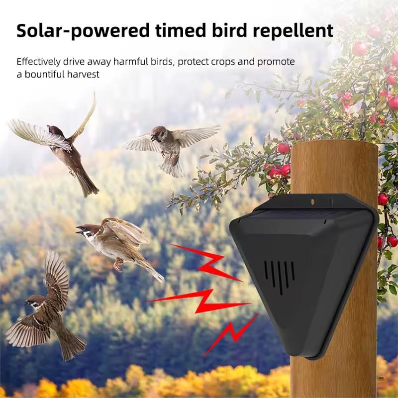 ソーラーパワーのサウンド付き屋外用動物よけ器