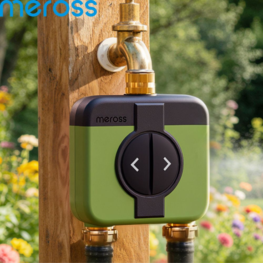 Meross MST200 スマートスプリンクラータイマー EU/US/AU バージョン 2 ゾーン真鍮 IP66 天気スキップ Alexa Google ホームと連携