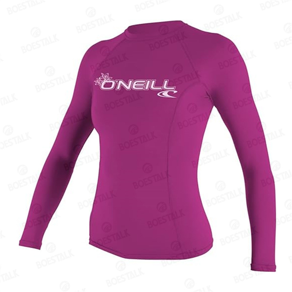 ラッシュガード女性サーフィン服水着ラッシュガードサーフウェア Uv 保護ウォータースポーツ長袖 Tシャツ水着スーツ