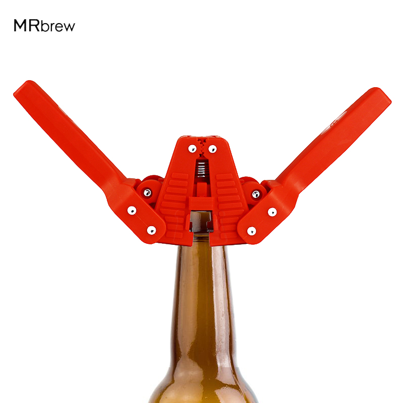 ボトルクラウンキャッパー、ビールボトルシーラー、自家製ビール/ワイン醸造用手動キャッピングツールツインレバーデザインガラスボトルキャッパー