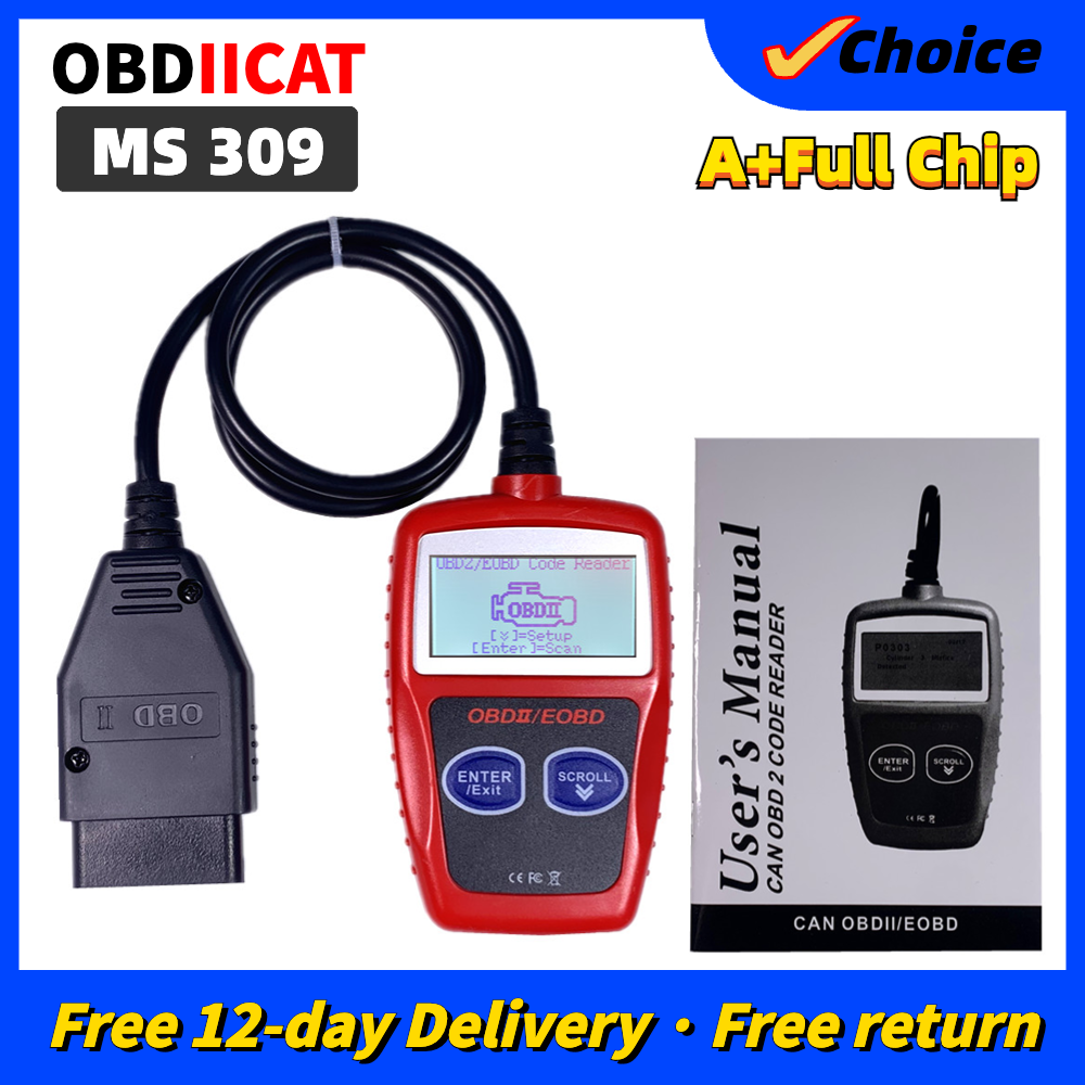 新しい MS309 OBD2 OBDII 車コードリーダー MS 309 車コードリーダー MS309 ユニバーサル診断ツール