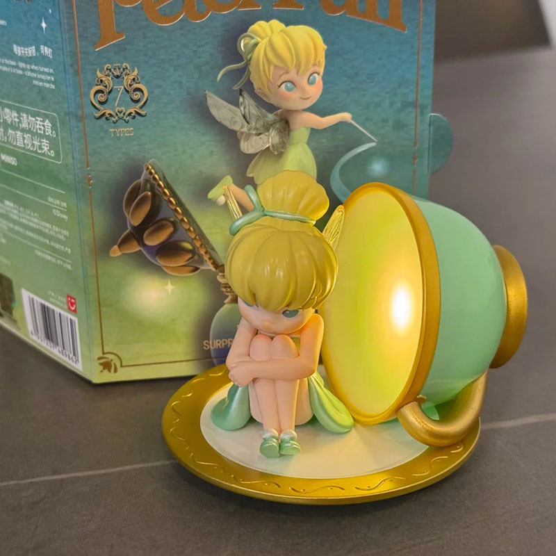 本物のピーターパンと失われた宝物シリーズブラインドボックスアニメ周辺機器ティンカーベルモデルミステリーボックスグッズ玩具ギフト