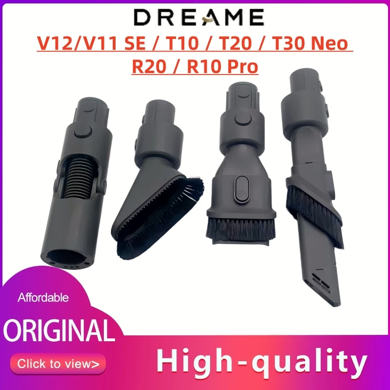 Dreame T30 ロングフラット吸引ノズルアクセサリー V12 V11SE T10 T20 R20 R10 プロワイドフラット吸引ソフトダスティングブラシ部品