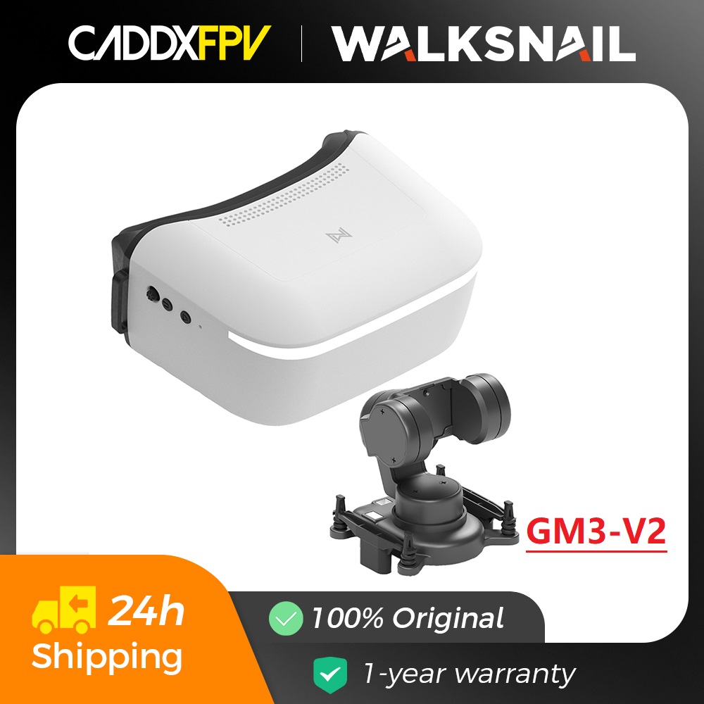Caddx Walksnail アバター HD FPV ゴーグル L 1920x1080 4.5 インチ 4km 距離ヘッドトラッキング RC カー FPV ドローン固定翼ジンバル用
