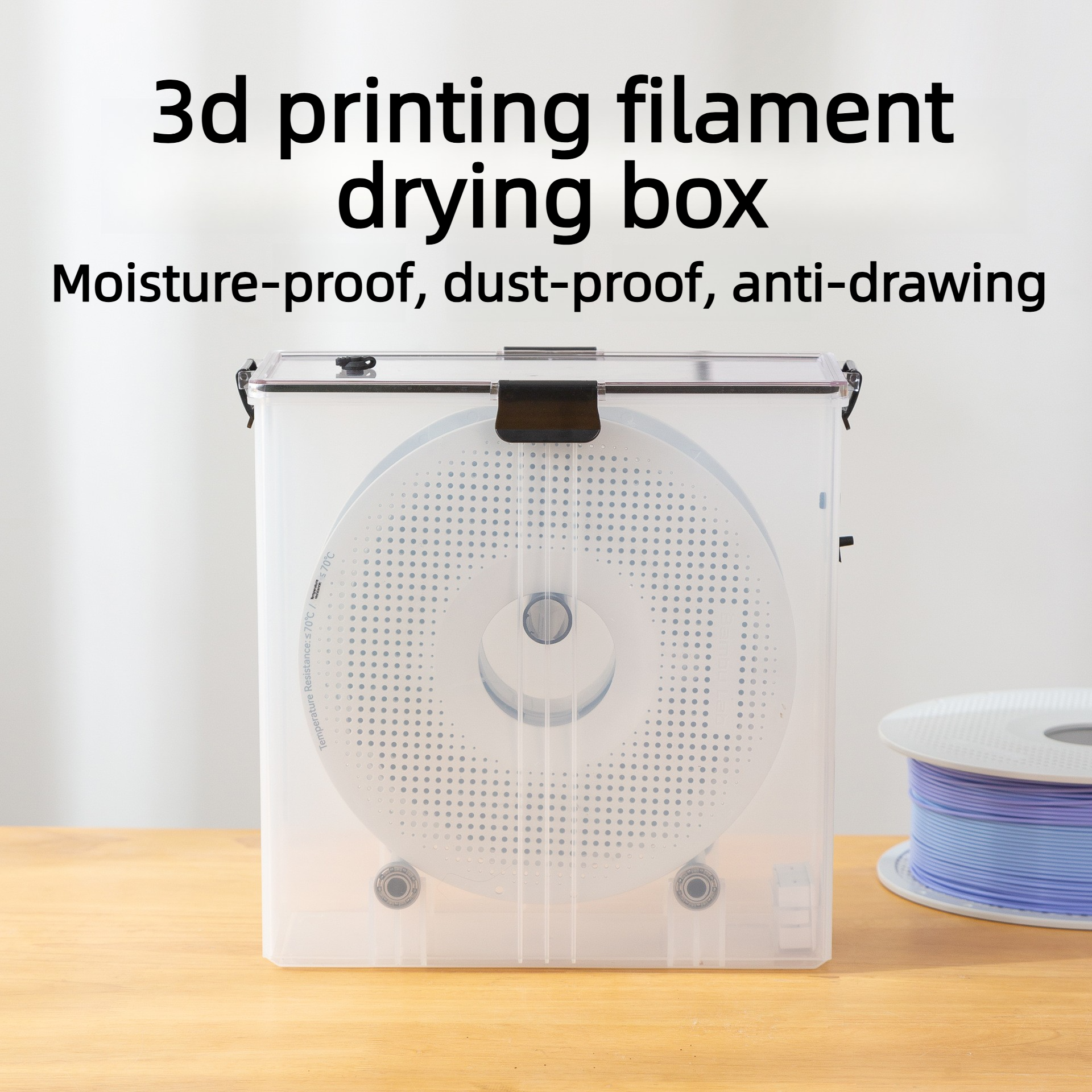 新しい 3D プリンタフィラメントドライヤーボックス気密材料ホルダー耐湿性 3D プリンタツール収納ボックスホルダー