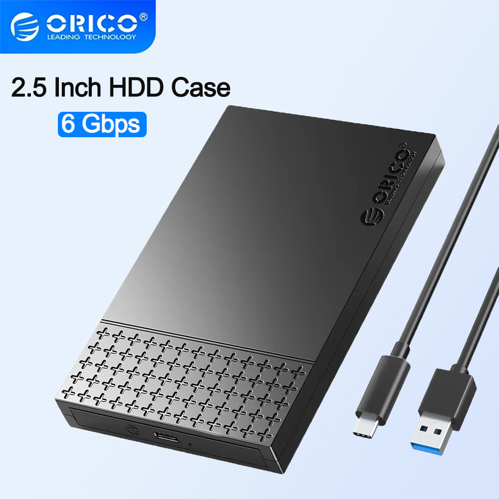ORICO 2.5 インチ HDD ケース Type-C USB3.1 から SATA3.0 2.5 インチ USB 3.1 Gen1 SSD エンクロージャ 5Gbps HDD ボックスサポート UASP 外付け SSD
