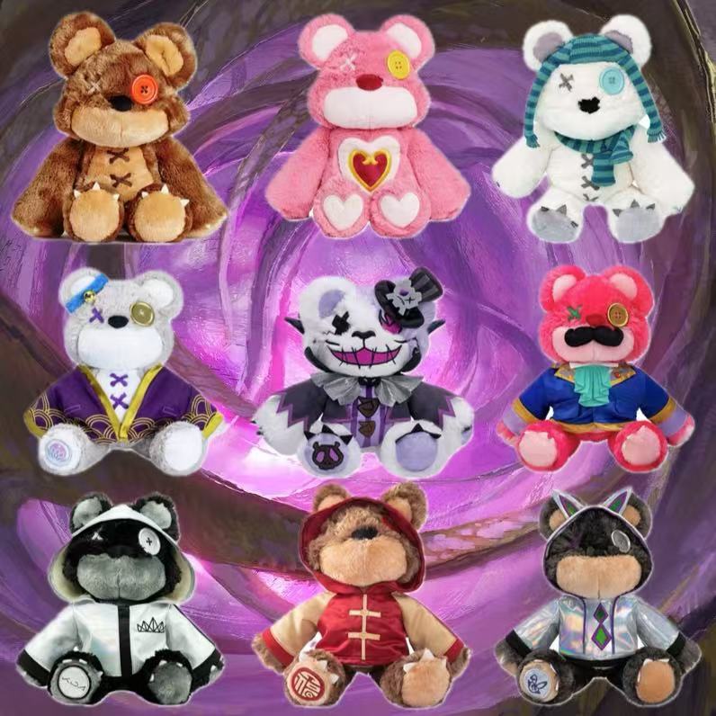 Tibbers ぬいぐるみ Worlds ブラウン K/DA Sweetheart CafeCutie BattleBunny Nightmare Spirit Frostfire 本物のオリジナルパッケージ新品