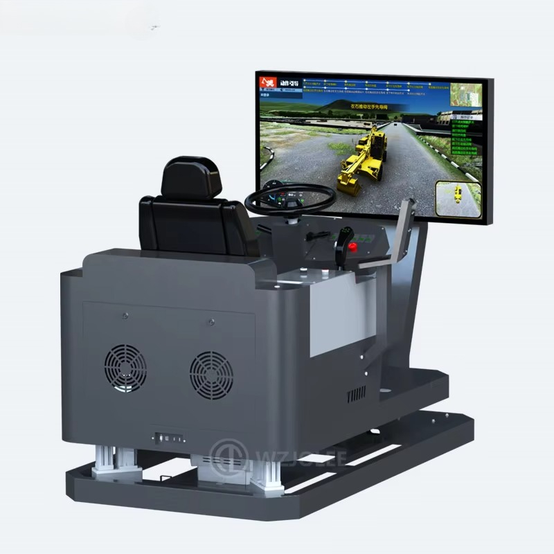 シミュレーション操作プラットフォームを備えたダイナミック大画面ショベル運転エミュレータ