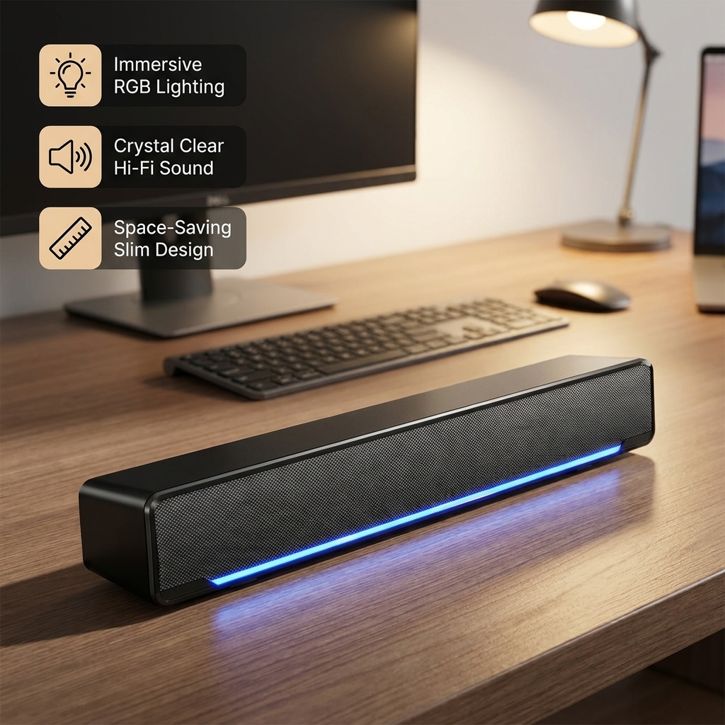 サウンドバー有線およびワイヤレス Bluetooth 5.0 スピーカーテレビサウンドバーとサブウーファーワイヤレス Bluetooth サウンドバーテレビのラップトップ
