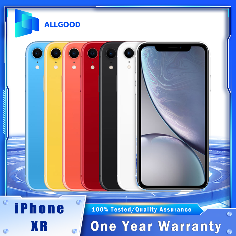 オリジナル Apple iPhone XR 米国バージョン ロック解除済み - 6.1 インチ Liquid Retina、A12 Bionic、Face ID、64G 128G 256G、4G LTE スマートフォン