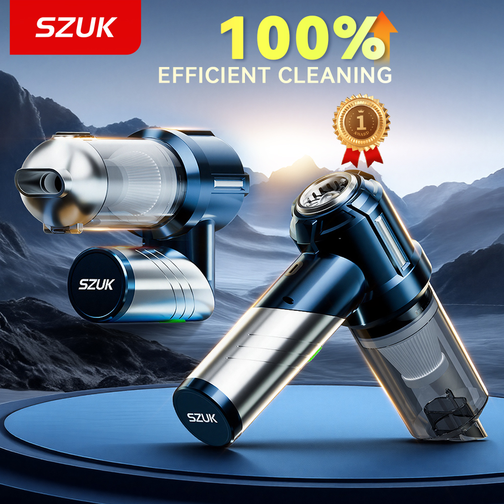SZUK 折りたたみ車の掃除機ミニ強力なコードレスポータブル掃除機家庭用電化製品ハンドヘルド送風機車のクリーナー