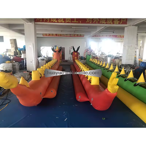 Huayue Outdoor Entertainment Wholesale：大人向けウォータースポーツゲーム用の耐久性と高品質のインフレータブルドラゴンボート。