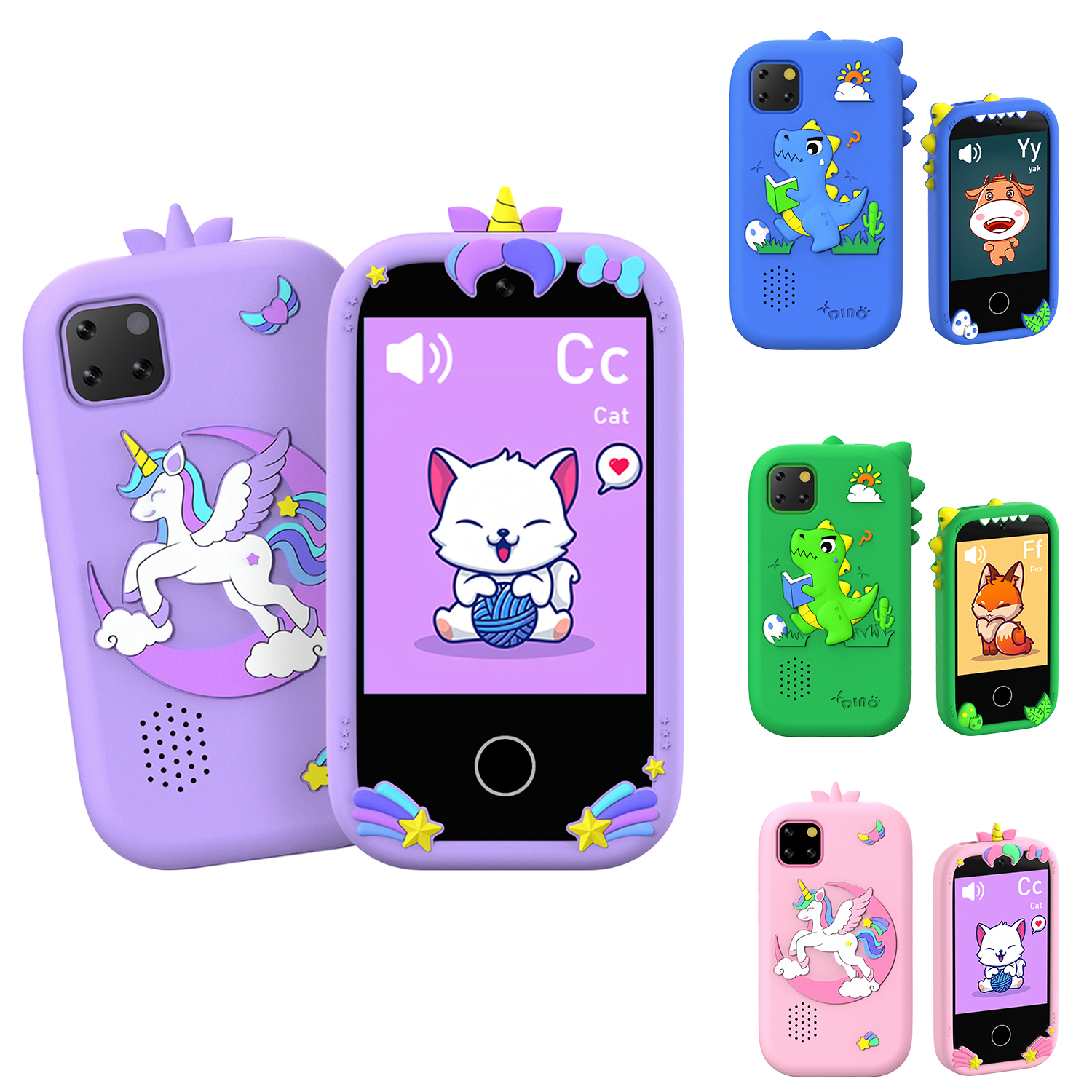 新しい子供スマートフォン知育玩具 2.8 インチタッチ 16 ゲーム音楽プレーヤー Seflie ベビー電話子供のための 3-12 歳の誕生日ギフト