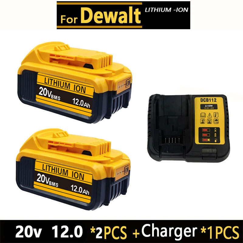 DEWALT 20V/60V バッテリー DCB606 DCB609 DCB182 DCB205 DCB206 DCB209 電動工具 18V バッテリー 6AH 9AH バッテリー用のオリジナル。