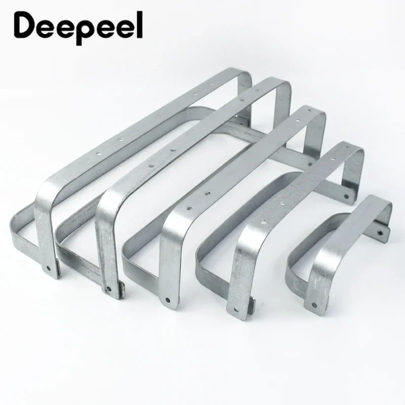 1 ペア Deepeel 12-30 センチメートル金属財布フレームドクター口バッグネジクラスプクリップ女性手作り革工芸品ハードウェアアクセサリー
