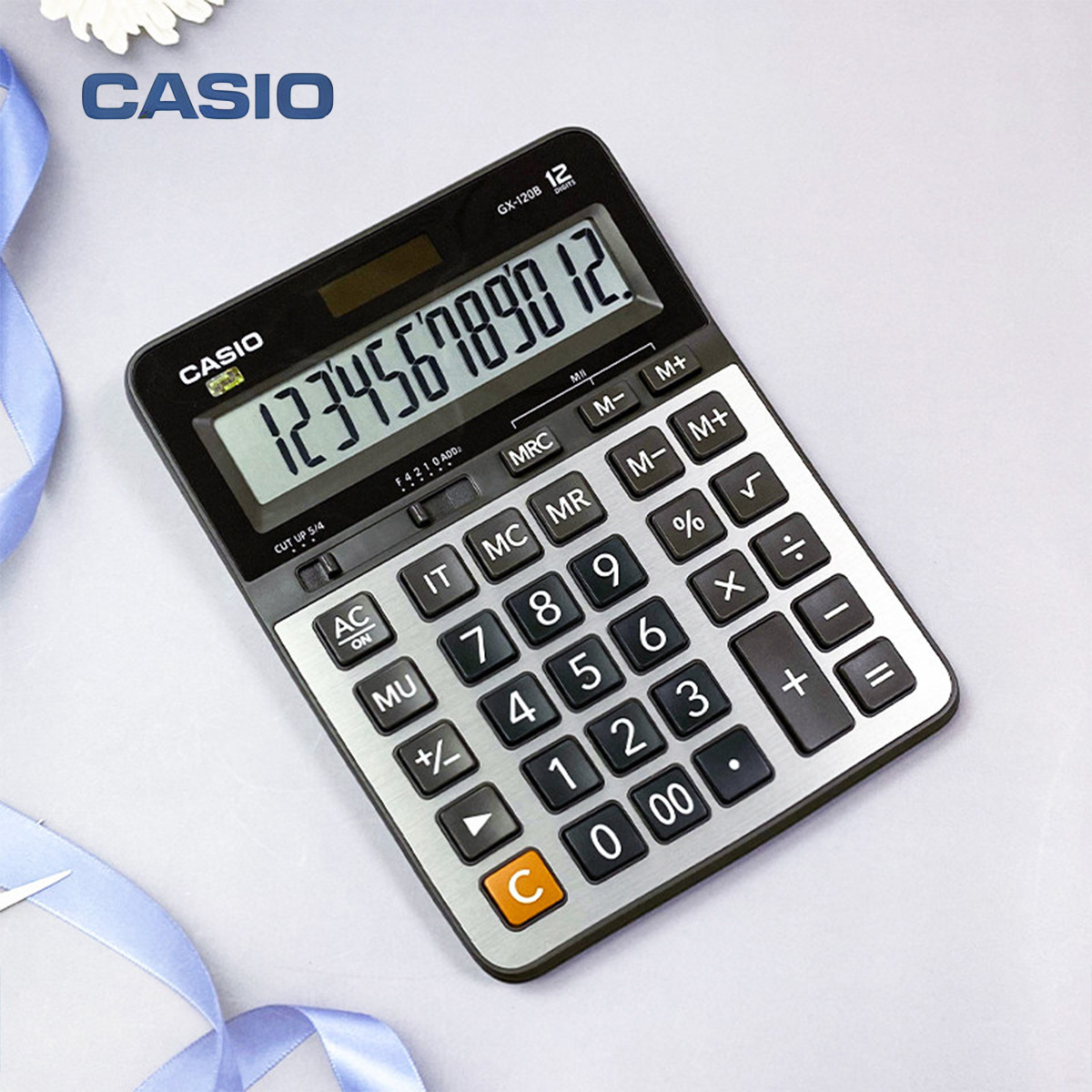 CASIO ビジネス・財務会計事務電卓 大画面・大きなボタン GX-120B/MX-120B/DX-120B