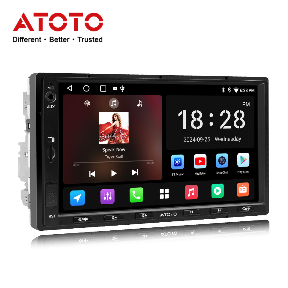 ATOTO 7 インチダブル 2 Din ステレオレシーバースマートカーシステム Android カーラジオ自動車マルチメディア Carplay 画面 2Din A5 A5L