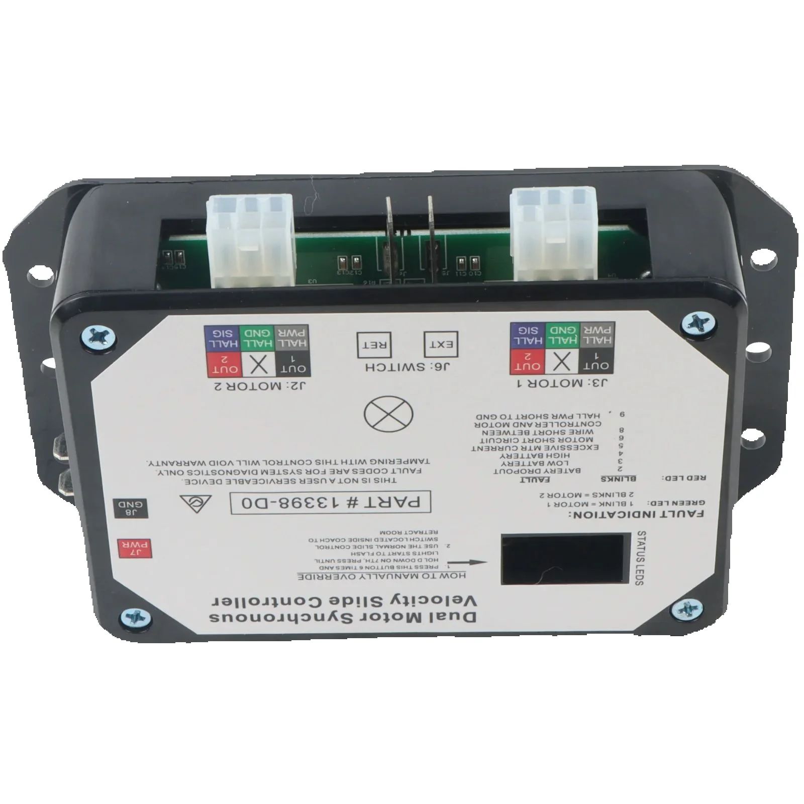 1pc デュアルモーター同期速度スライドコントローラー Lippert 13398-D0 用
