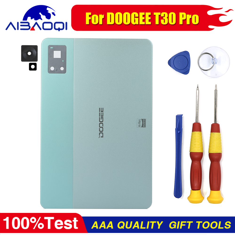 XUNQIYI 100% 新しい保護バッテリーケースバックカバーガラスレンズ DOOGEE T30 Pro 電話完璧な交換部品無料ツール