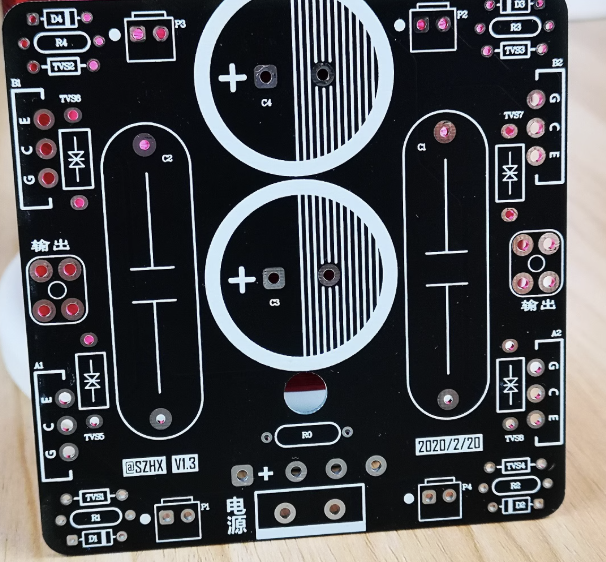 テスラコイルフルブリッジインバーターPCBボード