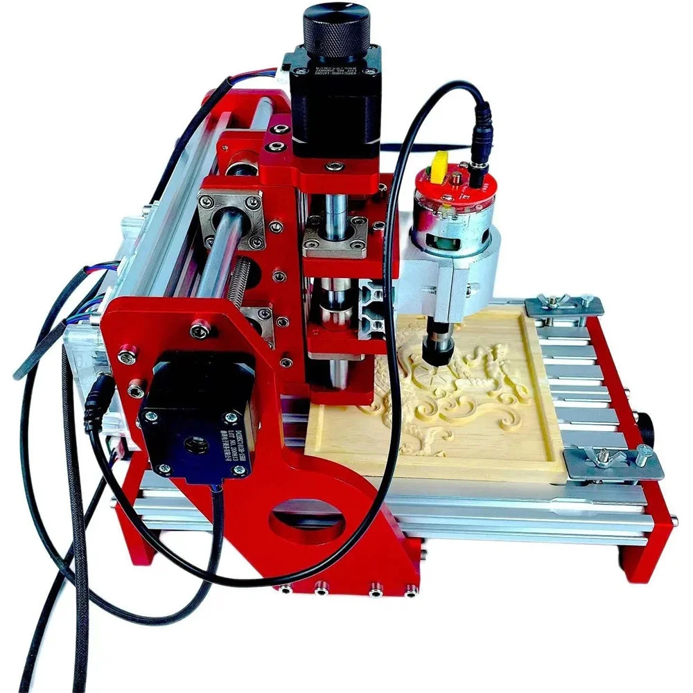 220V アダプタ 9000R CNC1419 24V 木工標準オールメタル小型デスクトップ金属彫刻機 CNC 彫刻機