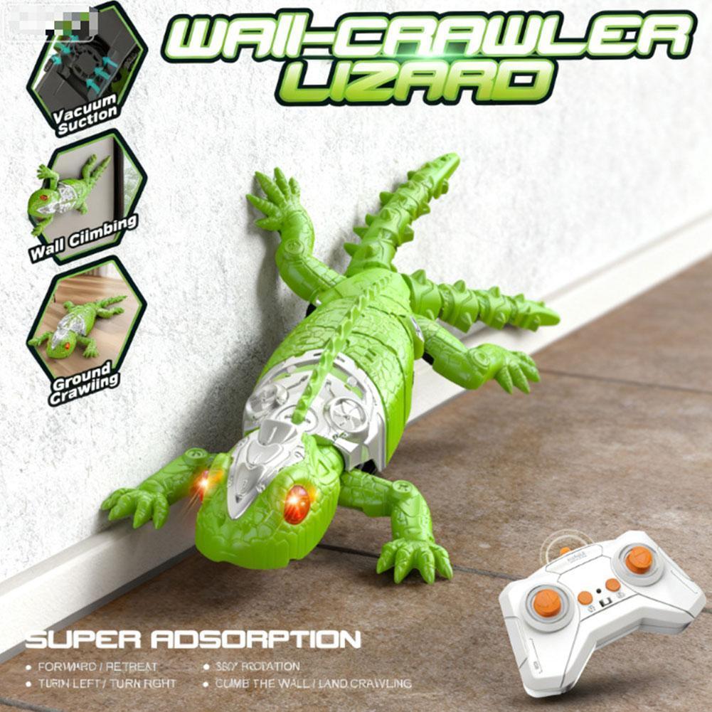 壁登りトカゲ、壁登り RC カメレオンおもちゃリモコン壁クローラーロボットヤモリ床天井這いトカゲ