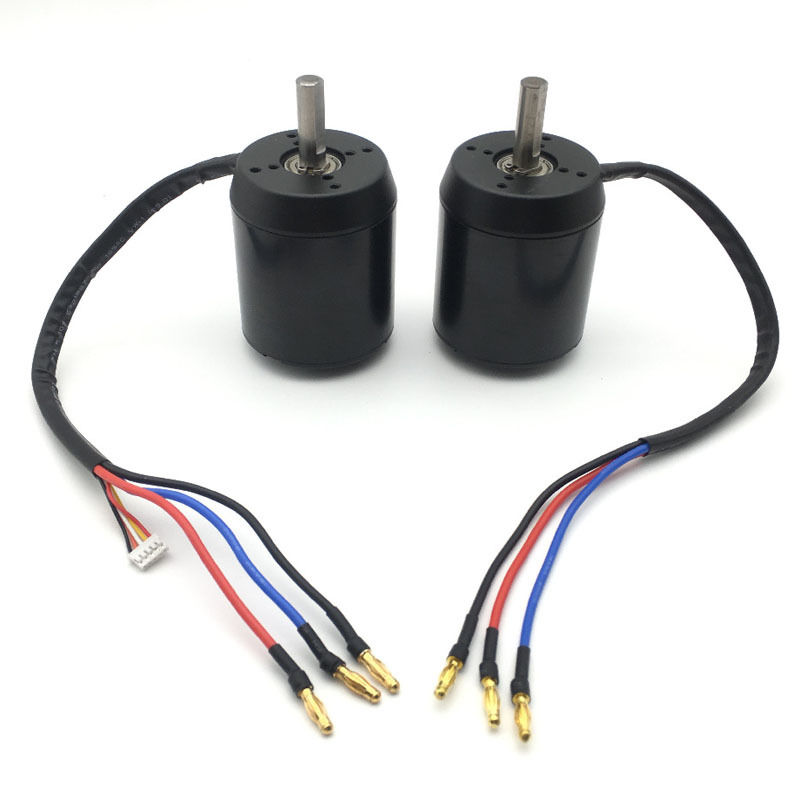 24-36V 6384 120KV BLDC アウトランナーブラシレス 10 ミリメートルシャフトモーター SL センサーセンサーレス電動バランシングスクータースケートボード