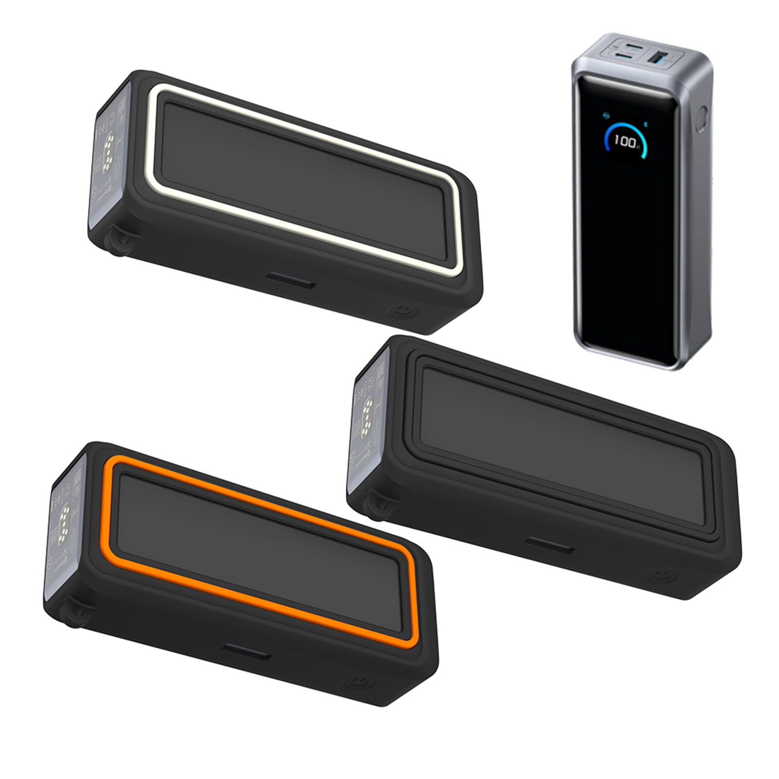 Anker Prime モバイルバッテリー用保護ケース フルボディ耐衝撃カバー シリコン製 傷防止 汚れや埃に強い